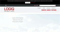 Desktop Screenshot of logiq.se
